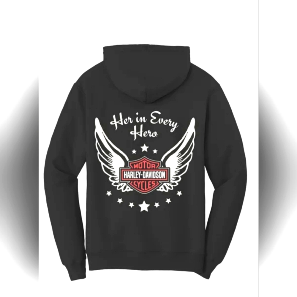 Harley Davidson New with tags Women's Wounded Warrior hoodie